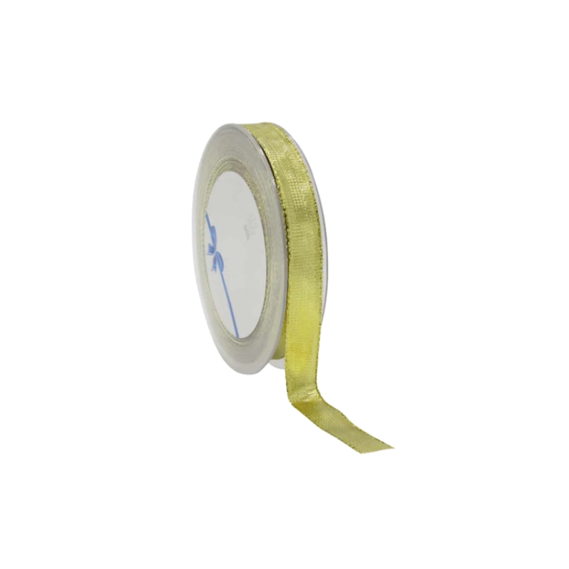 SHEEN GOLD RIBBON 1.5CM X 25M FOST+ INCLUDED | Bruyerre